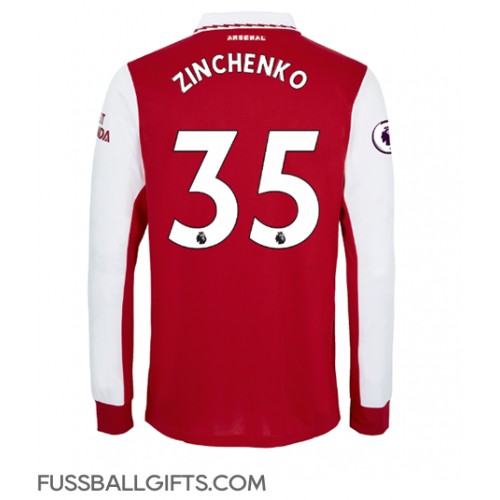 Arsenal Oleksandr Zinchenko #35 Fußballbekleidung Heimtrikot 2022-23 Langarm